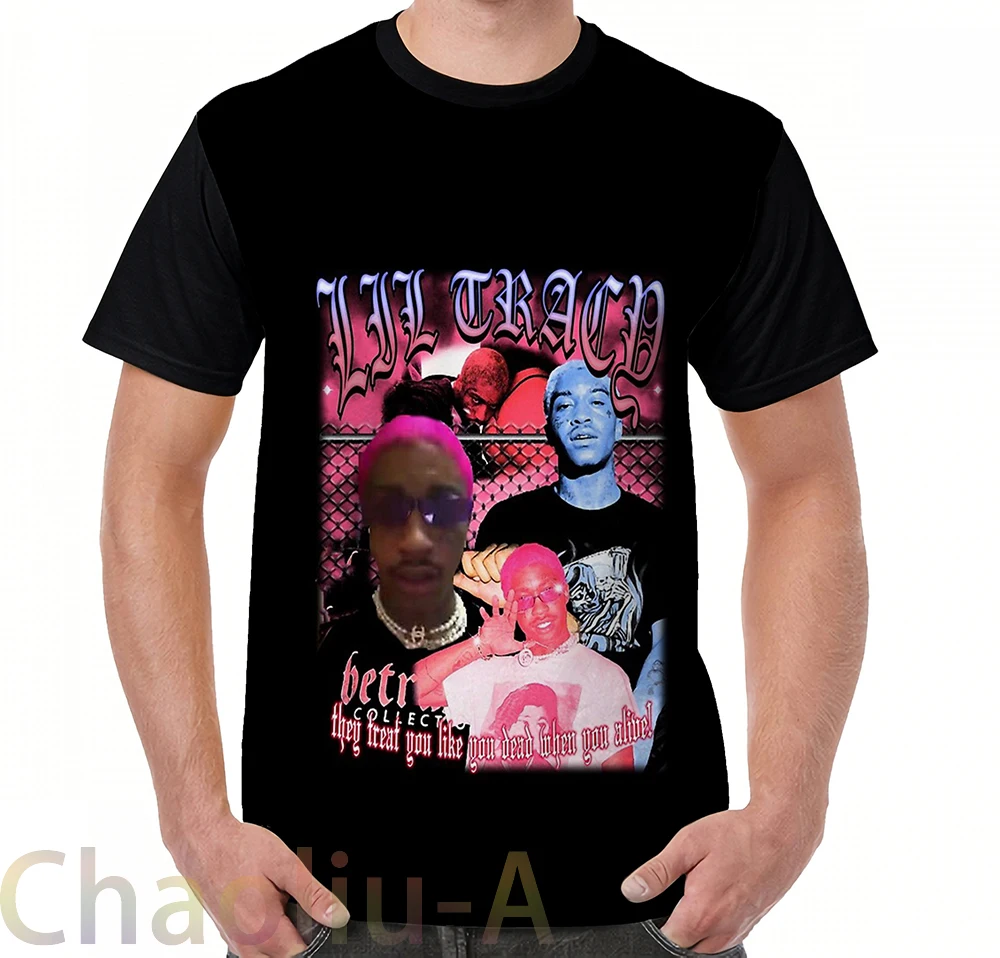 

Lil Tracy They Treat You Like You Dead When You Alive! T-Shirt men funny printed t shirt women tops tees Short Sleeve tshirts