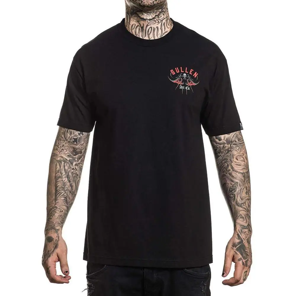 Мужская футболка с коротким рукавом Sullen Men'S Ferreira черная одежда футболки