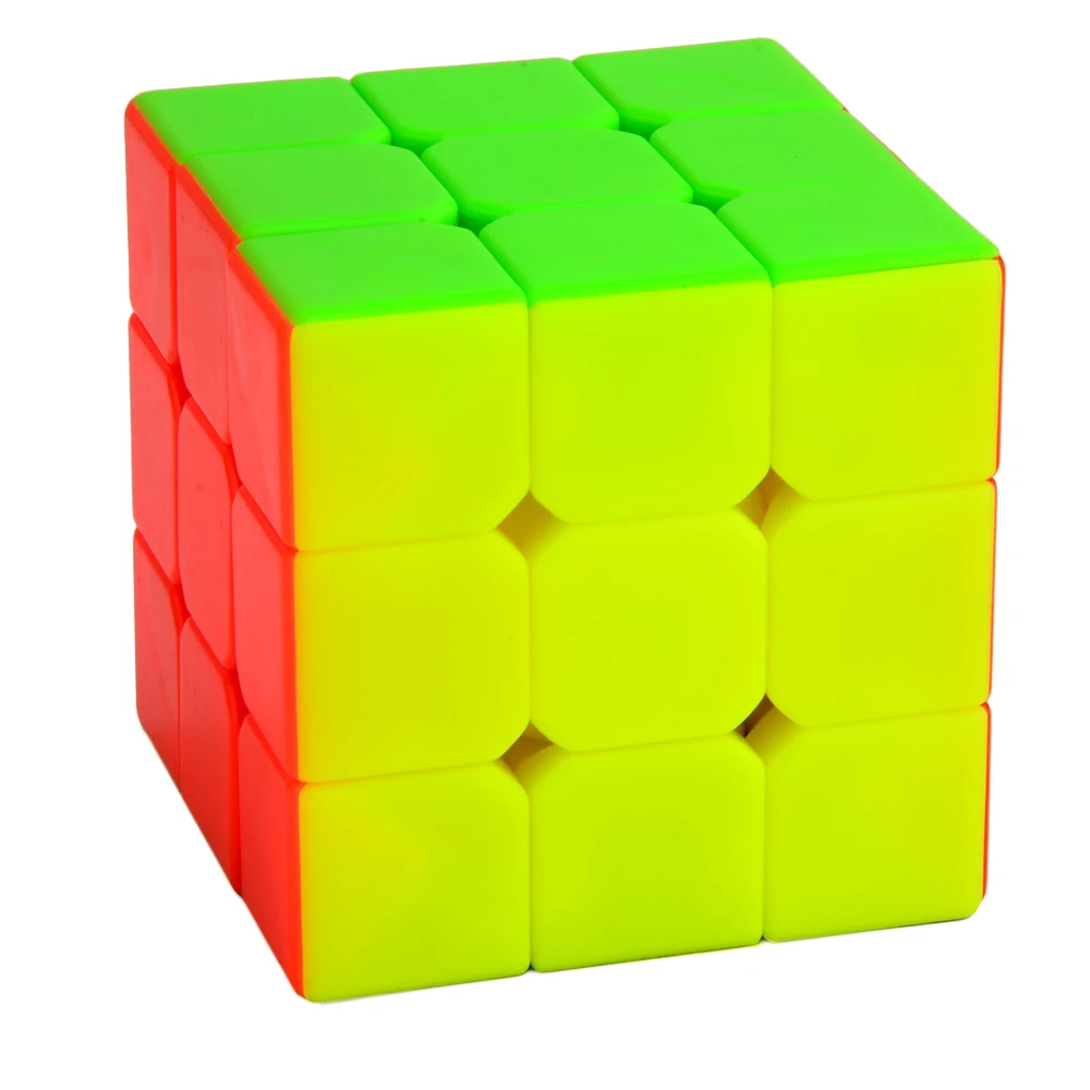 Разноцветный волшебный куб Cyclone Boys 3x3x3 упрощенной версии без наклеек|magic cube