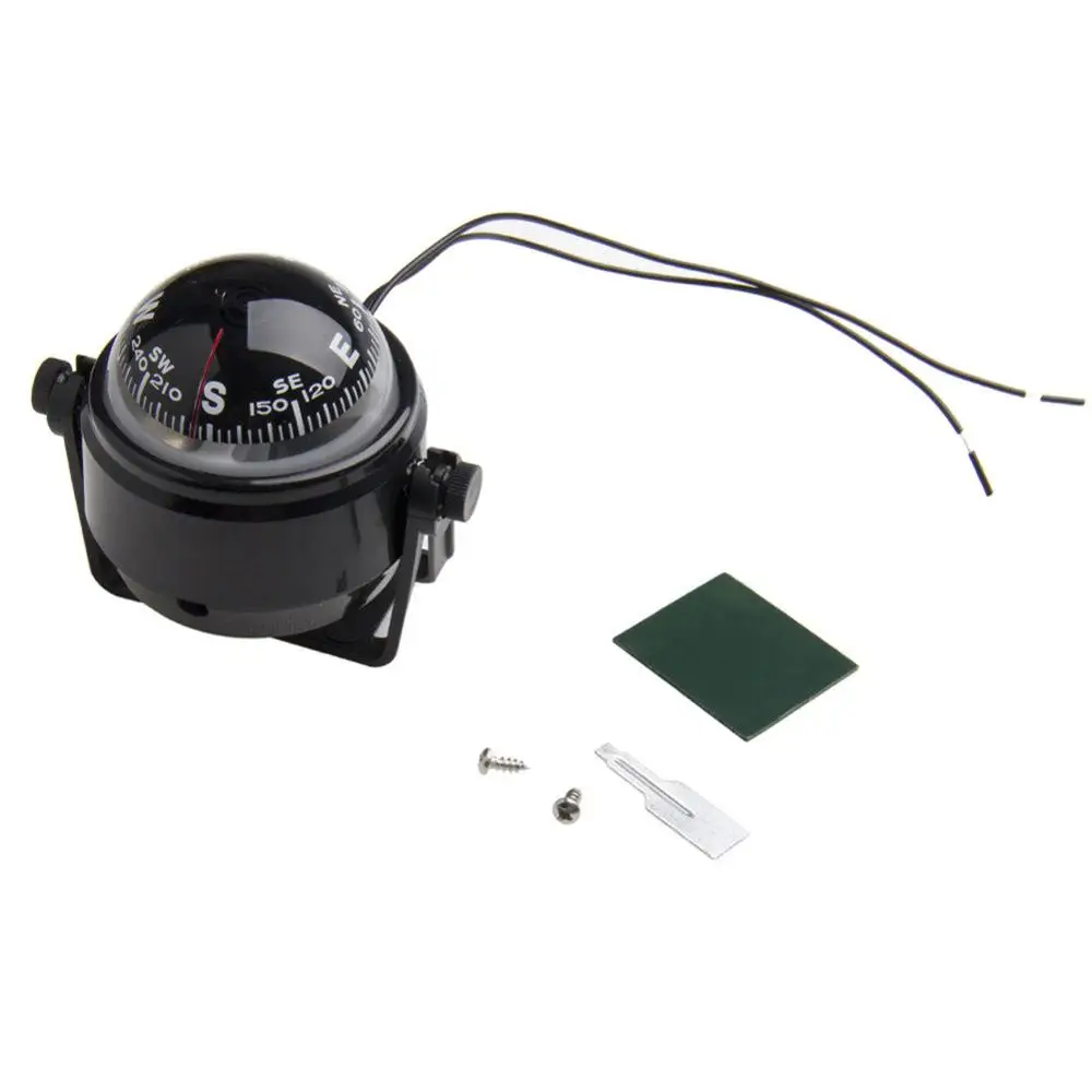 Sea Marine Electronic Compass Boat Caravan Truck Illuminated 12V LED Light