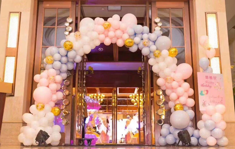 100 шт. 10 дюймов латексные мгновенной проявки Macaroon шар милое Свадебная вечеринка украшения воздушные шары, платье для дня рождения, красочный воздушный шар в форме арки 66