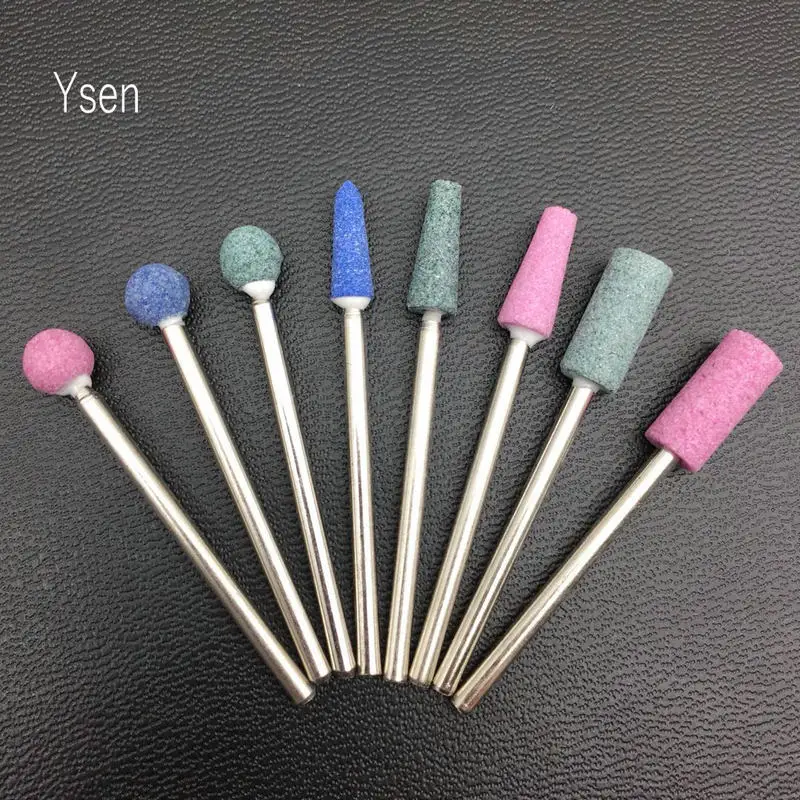 

8PC Ceramic Stone Nail Drill Bits Electric Mills Cutter For Manicure Machine Nail Drill Accessories Pedicure Nail Tools