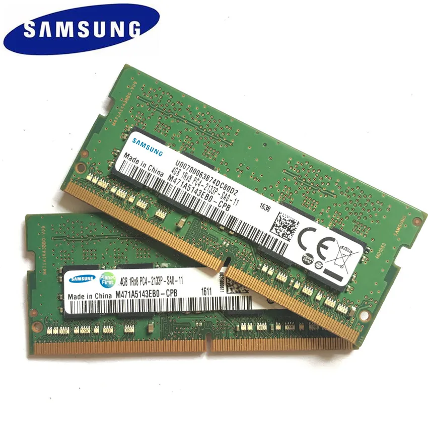 Ноутбук samsung DDR4 16GB 8GB 4GB PC4 2133MHz или 2400MHz 2666MHz DIMM ноутбук памяти 4G 8G 16G DDR4 ram