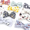 Men's Adjustable Formal 100% Cotton Vintage Animal Print Bow Tie Butterfly Bowtie Tuxedo Bows Groom Prom Party Accessories Gift ► Photo 1/6