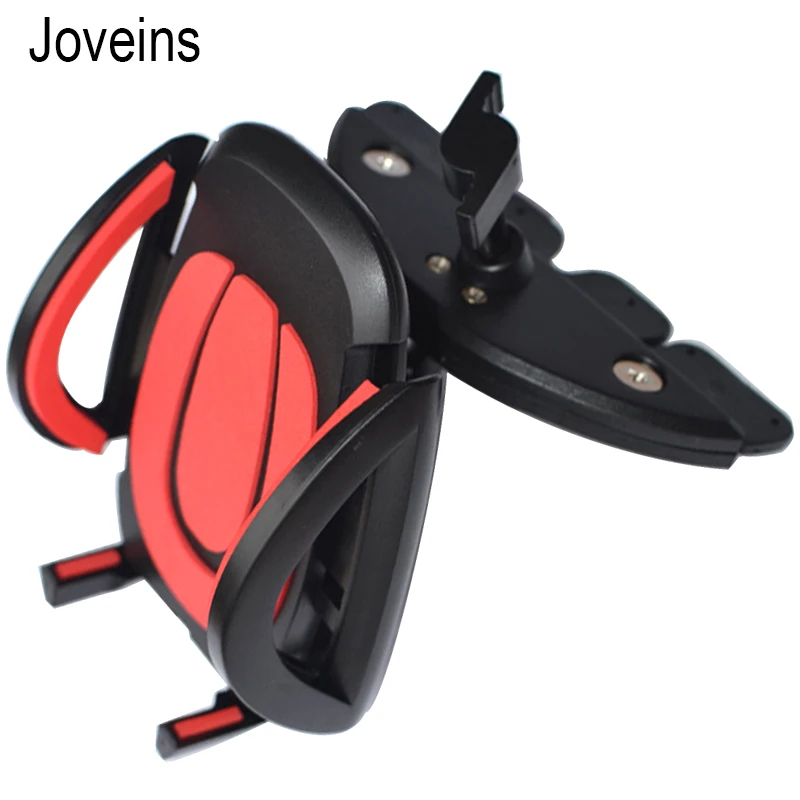 JOVEINS Универсальный Автомобильный держатель для телефона, CD слот, подставка для мобильного телефона, поддержка сотового телефона для iPhone 6 7 8 Plus X, автомобильный держатель для смартфона - Цвет: RED