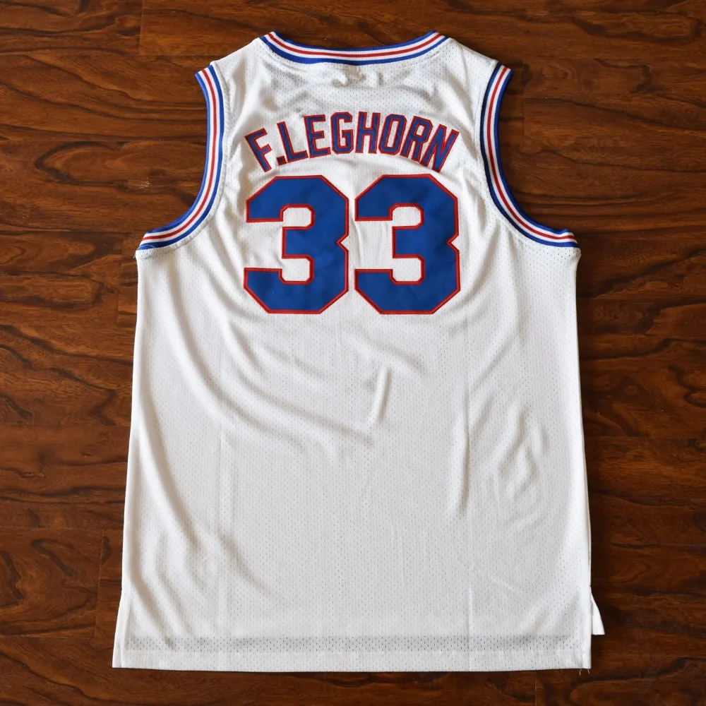 MM MASMIG [17 Kinds] Space Jam Bugs 1 Lola 10 Murray 22 Jordan 23 Tune Squad Basketball Jersey Stitched White