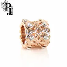 New Classic Endless Jewelry Bracelet Mirror Heart Million Spring Love Rose Gold Charms SJSB1329