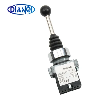 

XB2 PA22 xd2-pa22 xb2-pa22 2NO 2 positions spring return Cross push button switch Momentary self-Reset Joystick Switch