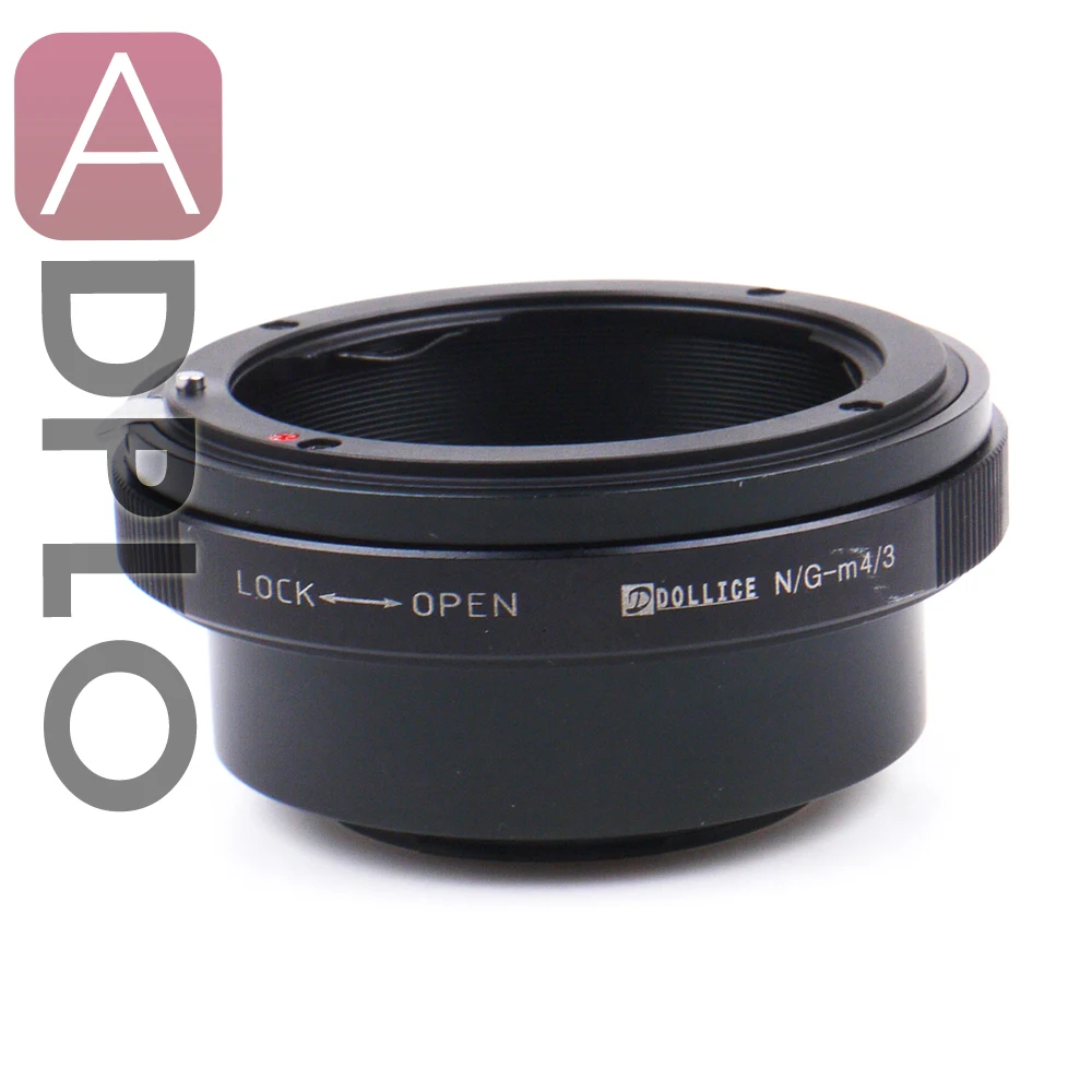 Адаптер объектива dollice подходит для Nikon F Mount G Lens подходит для камеры Micro Four Thirds 4/3 для встроенного управления диафрагмой
