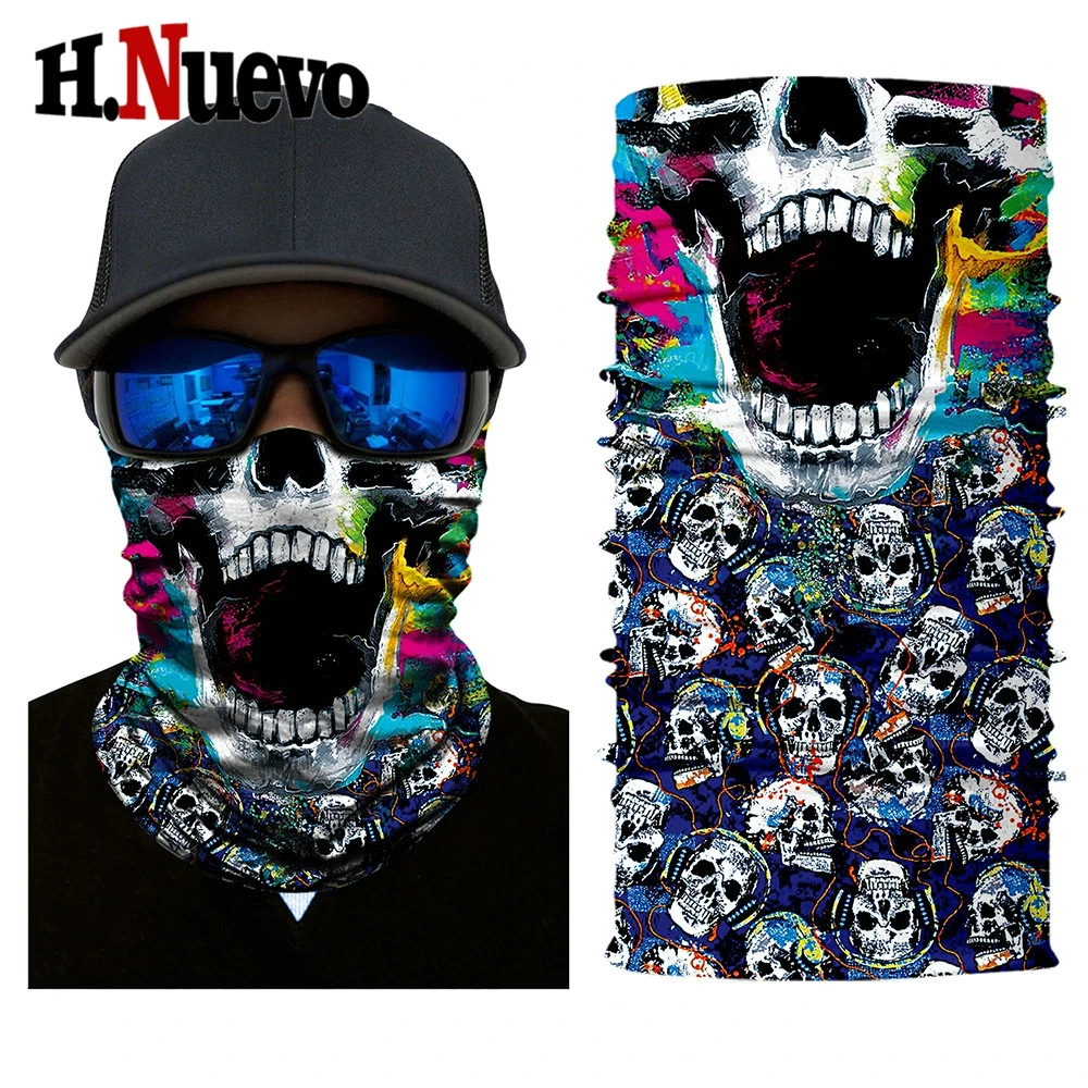 HR040316 for motorcycle skull face mask balaclava winter biker masque bandana