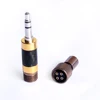 OKCSC-Juego de tapones chapados en rodio, 4,4mm, 3,5mm, 2,5mm, Audio equilibrado, 4 pines, hembra, 3 en 1, Kits de Cable HIFI ► Foto 2/6