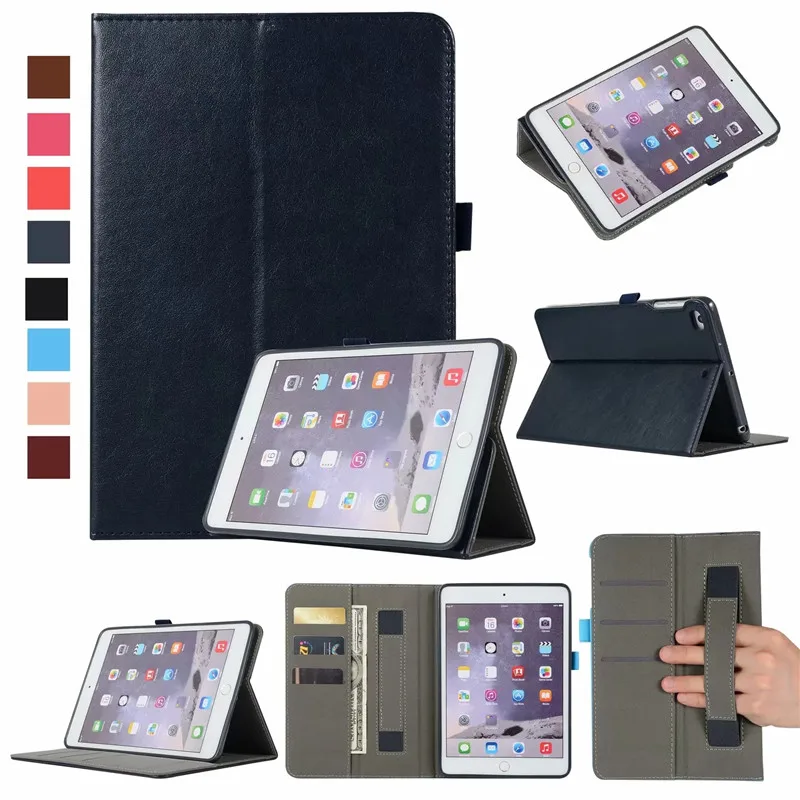 

Case For iPad Mini 5 2019 With Pencil Holder High Quality Leather Soft TPU Back Smart Cover For iPad Mini 5 4 3 2 1 7.9 inch