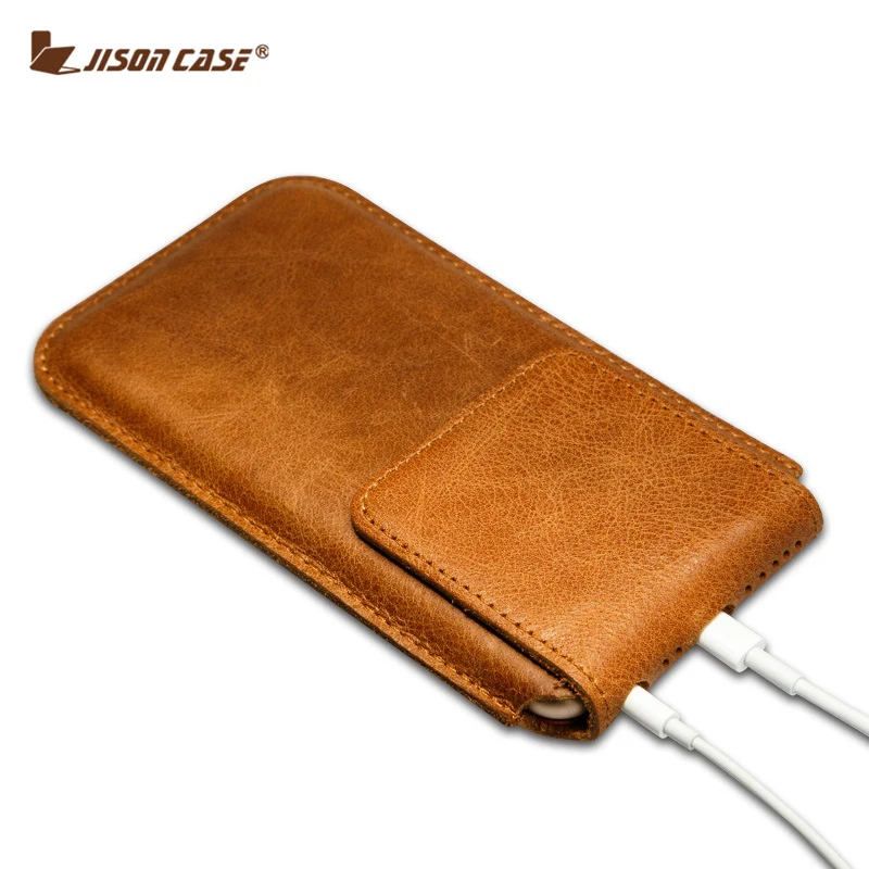imágenes para Jisoncase Caja Del Cuero Genuino Para el iphone 6 s 6 4.7 Cubierta de la Manga para el iphone 6 s plus, 6 plus de 5.5 pulgadas Bolsa de Cierre Magnético imágenes para Jisoncase Caja Del Cuero Genuino Para el iphone 6 s 6 4.7 Cubierta de la Manga para el iphone 6 s plus, 6 plus de 5.5 pulgadas Bolsa de Cierre Magnético