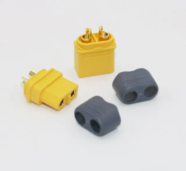 10 x Amass XT60+ XT60H XT30U XT90H Plug Connector With Sheath Housing 5 Male 5 Female (5 Pair ) 2