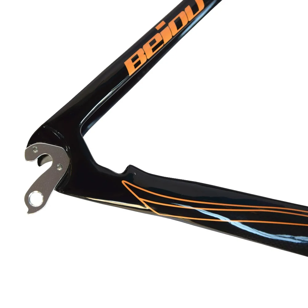 Sale BEIOU Carbon Fiber Road Bike Frame with Fork Racing Bicycle Frame 700C BB86 Unibody internal Cable Routing T700 Ultralight B013A 14