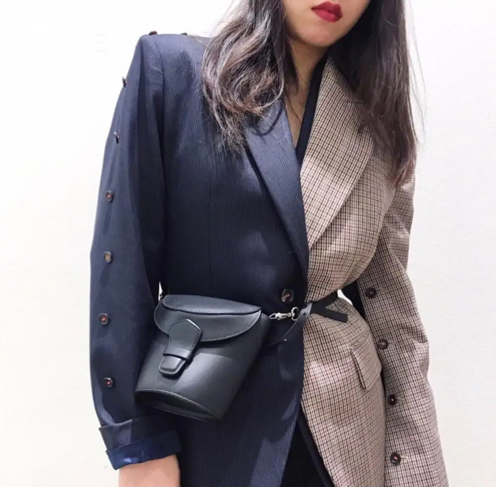 

high quality 2019 autumn new women patchwork blazer coat ddxgz2 7.22