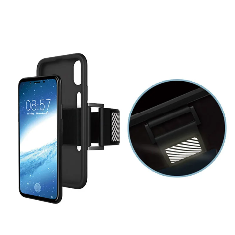 2 in 1 Detachable Sport Armband Phone Case Bag for iPhone X Running GYM Arm Band Belt Cover Case for iPhone 7 8 Plus (5)