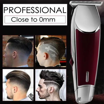 

Electric Hair Clipper for Salon Professional Rechargeable Hair Trimmer Stainless Steel Blade Hair Cutting Machine Close to 0mm