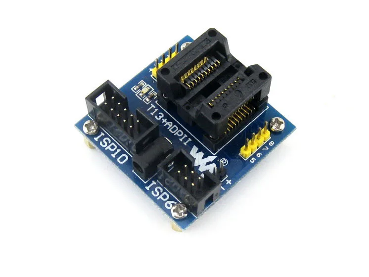 T13 + ADPII ATtiny13 ATtiny12 ATtiny15 ATtiny25 ATtiny45 SOIC8 (208 мил) AVR программируемый адаптер тестовый