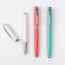 Di alta qualità Wing Sung Colore rotondo Classico ufficio Finanziario Sottile Fountain Pen New nib scuola Studente Forniture di cancelleria
