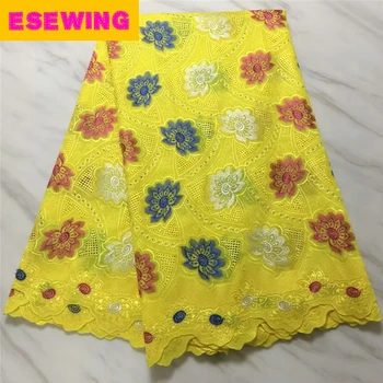 

Newest African cotton Lace Fabrics With Stones Embroidery Net Lace African French Lace High Quality With Beads