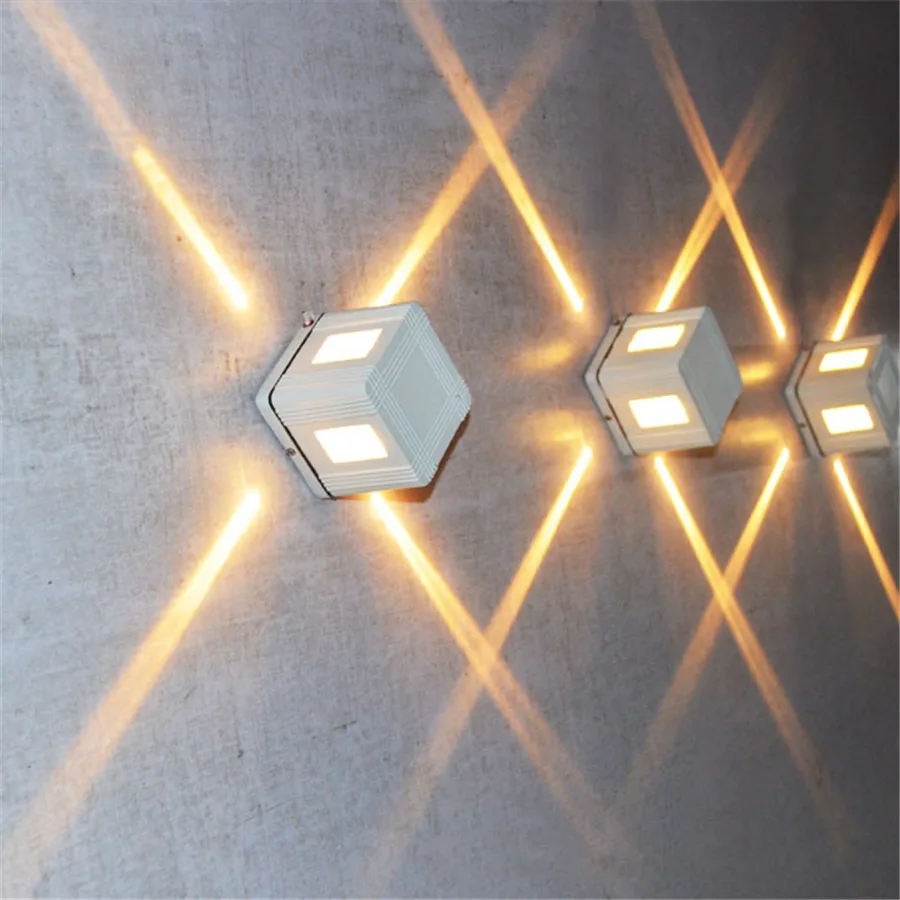 

Hi-Lumix 3W IP65 Waterproof spot light led wall lamp fixture AC85-265V Indoor/Outdoor decoration Wall mounted for KTV,Bar,Gate