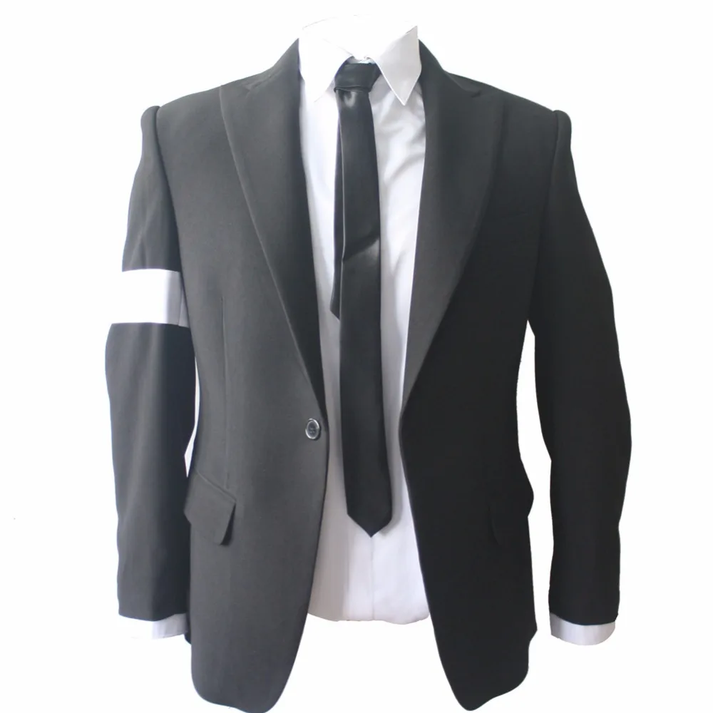 Role-player Tribute Michael Jackson Black Dangerous Suit Outfit Impersonator