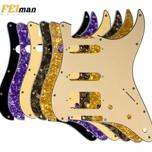 Pleroo аксессуары для гитары 11 винтовое отверстие накладки для Fender Stratocaster США/мексиканский стандарт ST HSS гитары ra царапины пластины