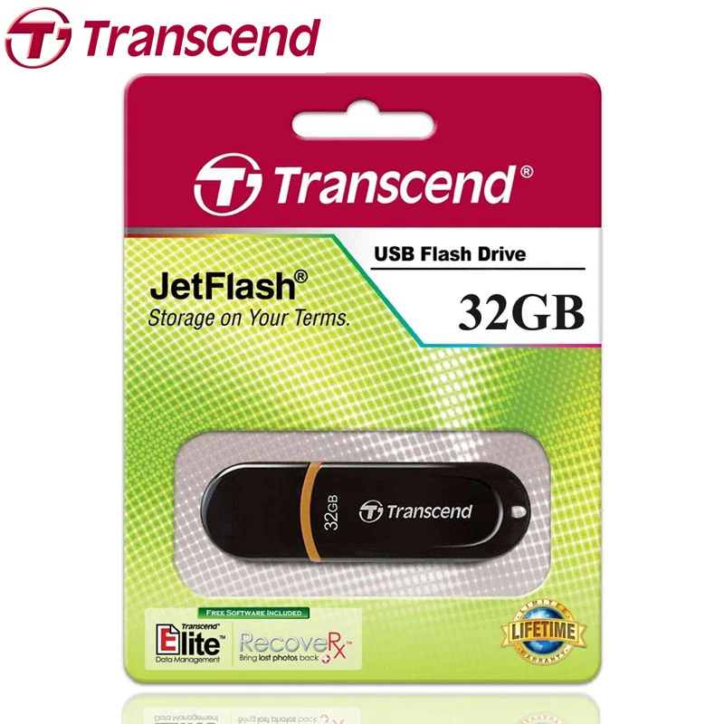 Флеш-накопители Transcend JetFlash 300, высокоскоростная USB флешка, флеш-накопитель, бизнес USB флеш-накопитель, 32 ГБ, 16 ГБ, 8 ГБ, 4 Гб