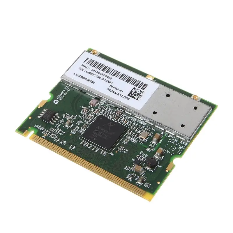 Atheros AR9223 Mini PCI тетрадь беспроводной WiFi WLAN сетевой карты для acer Toshiba Dell 300 м 802,11 a/b/g/n