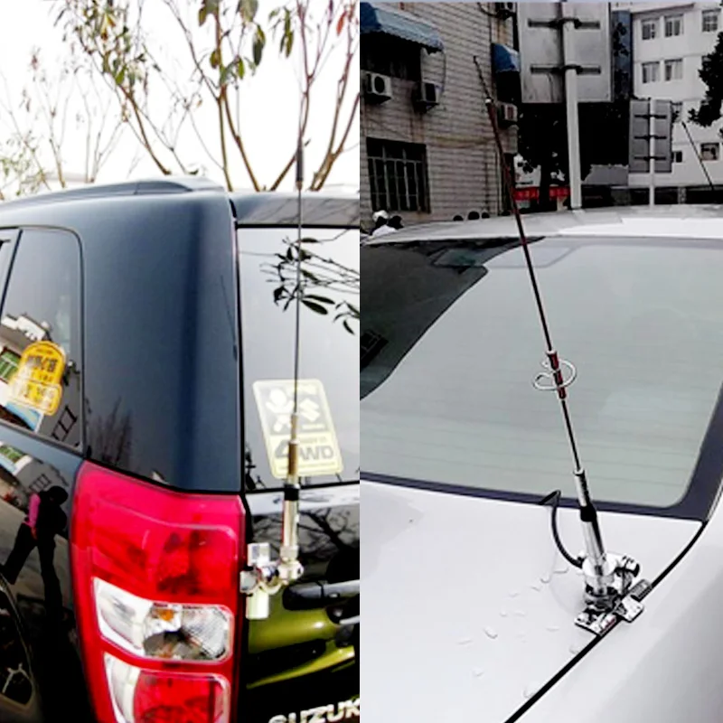 NL-770S Dual Band Antenna RB-400 Antenna Mount Bracket Clip 5M Coaxial Cable Kit For Car Radio 13