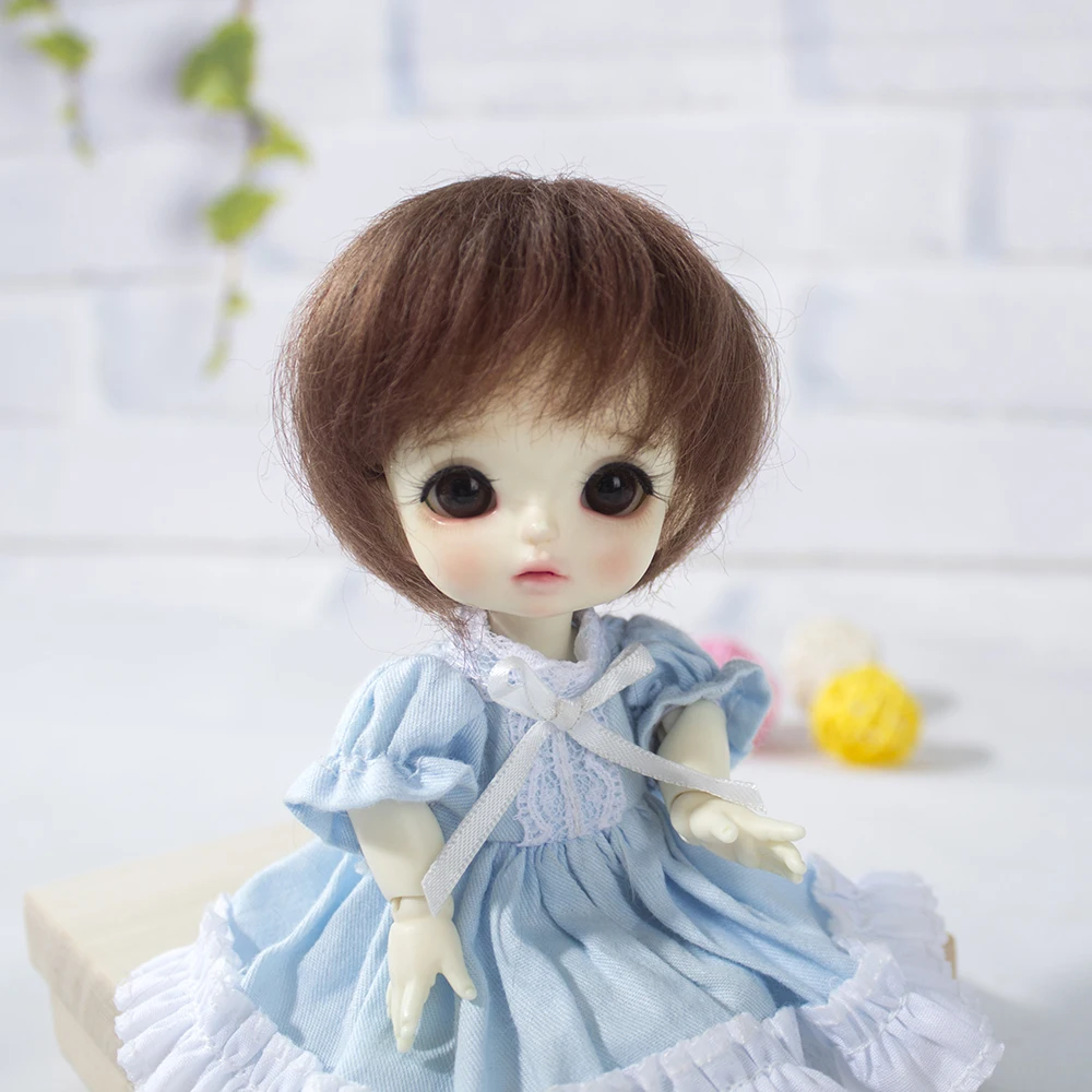 1/8 BJD кукла парик мохер материал для 5 до 6 дюймов окружность головы кукла голова ob11 кукла короткие волосы кукла аксессуары