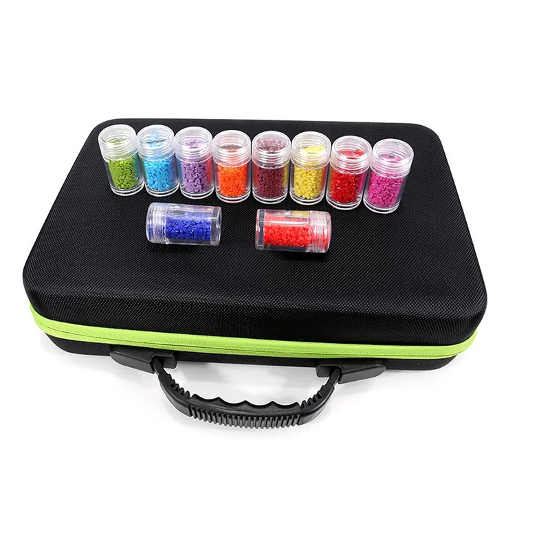 60 Bottles Diamond Painting Box Tool Container Storage Box Carry Case