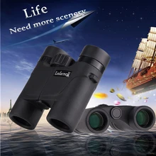 Ledarnell HD 10X26 Водонепроницаемый компактный бинокль BaK4 Крыша Призма широкоугольный мощный зум бинокли наружные портативные Lightweight