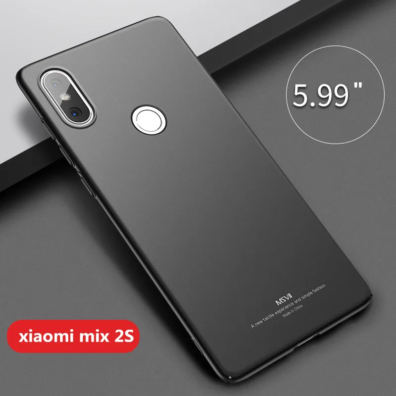 Чехол для Xiaomi mi Mix 2 S Чехол Бренд Msvii coque для xiomi mi Max 2 S Чехол тонкий жесткий PC задняя крышка для xao mi x2 чехол для телефона