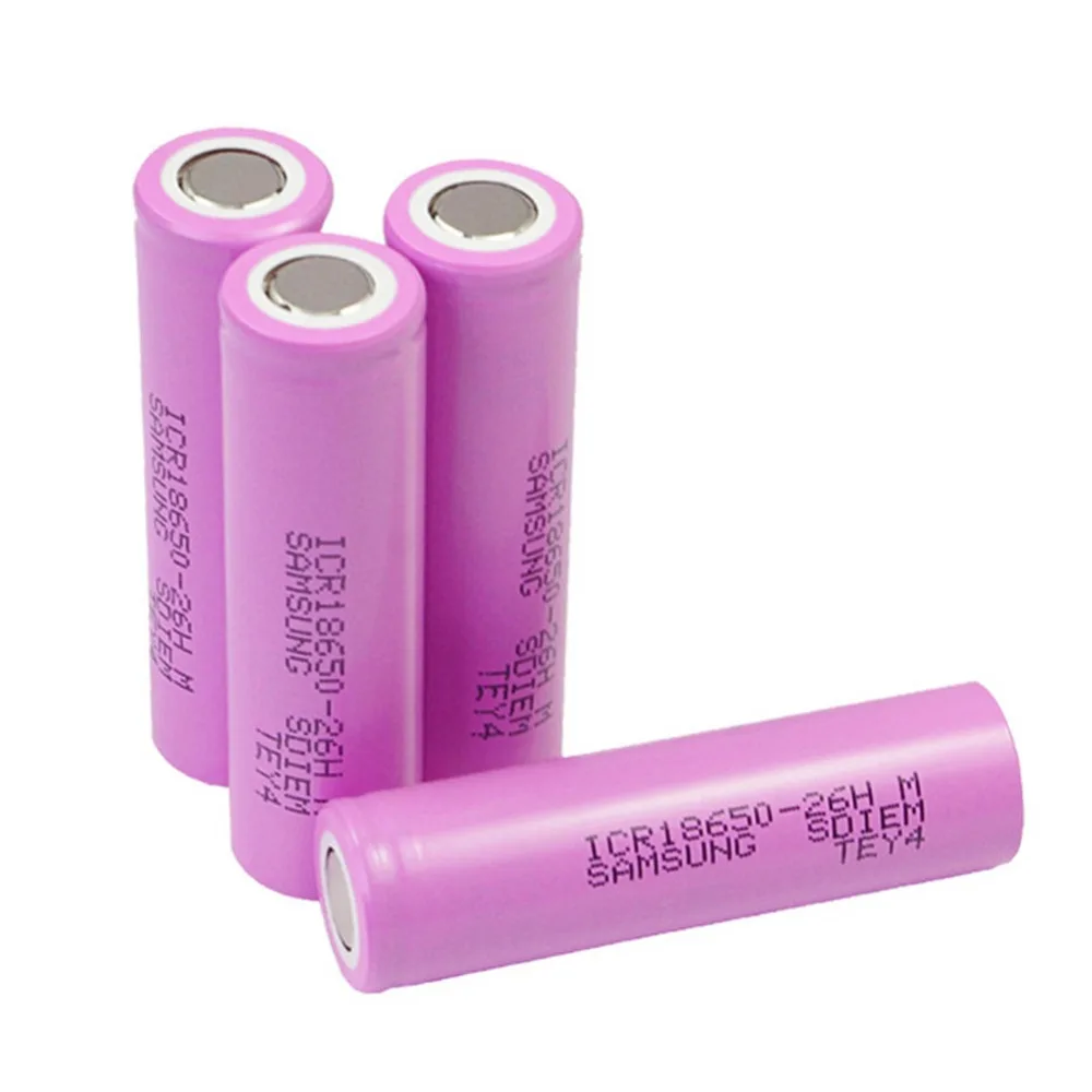 2/4/6/10 шт. Оригинальный 3 7 V 2600mAh для samsung 26F Перезаряжаемые ICR18650 Li Ion Батарея реальные