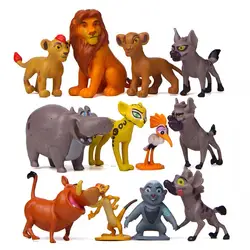 12 шт./компл. лев Король Simba игрушки ПВХ Классические фигурки мультфильм детские игрушки офисные куклы микро модель поверхности украшения