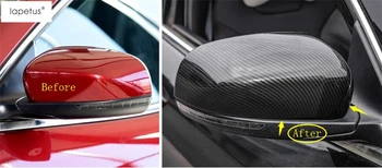 

Lapetus Carbon Fiber Look Exterior Refit Kit For Jeep Cherokee 2014 - 2020 Auto Rearview Mirror Shell Decoration Cover Trim