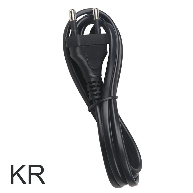 1pcs AC Power Cord cable Lead Adapter EU US AU KR UK Plug Optional Laptop Adapter USB Charger Outlet Plug IEC 320 C8 06
