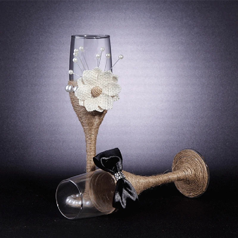 Комплект из 2 предметов, Модный свадебный стакан es, хрустальные бокалы для шампанского для жениха и невесты, винный бокал для влюбленных, подарок