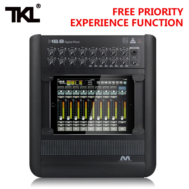 TKL M16.8 Professional audio digital mixer Ipad 16 channel USB WIFI DJ