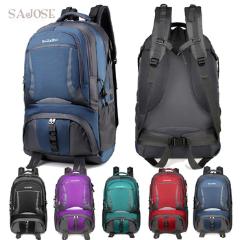 

Outdoor Backpack Hiking Sport Waterproof Oxford Travel bag Camping Riding Shoulder Bag Super Large Capacity Mountaineering Bag