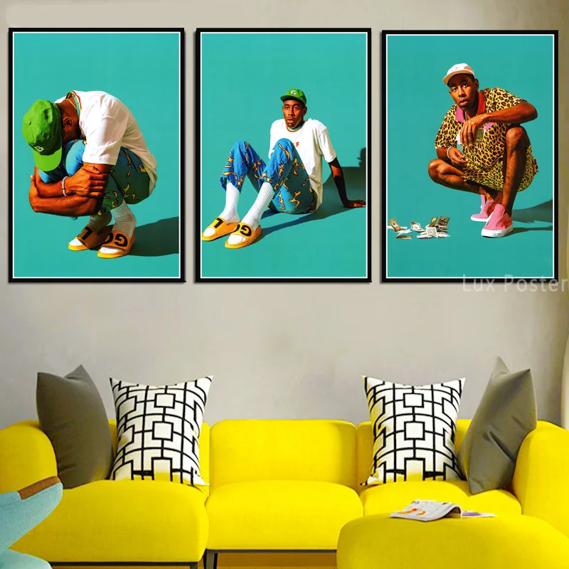 the Creator New Rap Cover Star Poster Art Print Decoration A$AP Rocky and Tyler