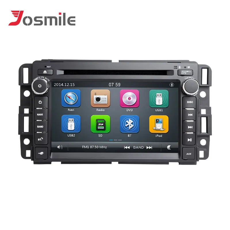 1 Din Car DVD Player for GMC Yukon Sierra Chevrolet Traverse Express