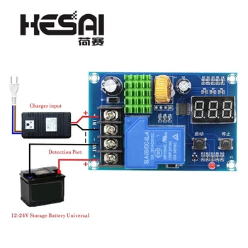 

XH-M604 Battery Charger Control Module DC 6-60V Storage Lithium Battery Charging Control Switch Protection Board