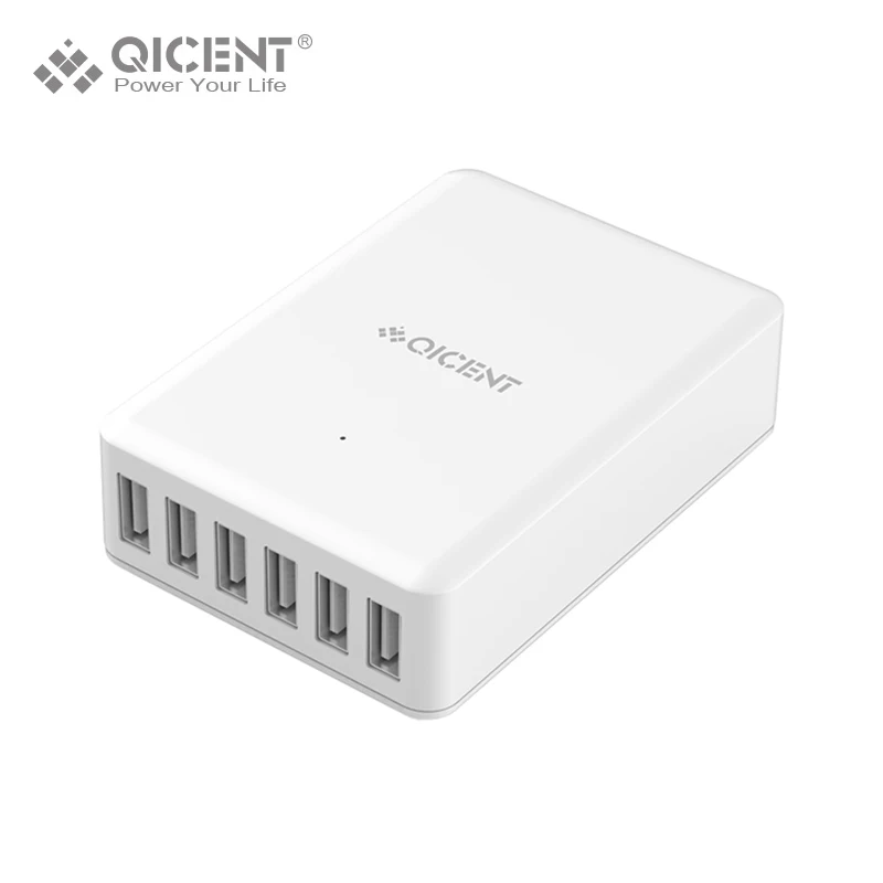 imágenes para QICENT Multi Cargador USB de 6 Puertos USB Cargador Inteligente 5 V/10A Universal Portátil Cargador de Escritorio para iPhone7 7 plus de Samsung, xiaomi imágenes para QICENT Multi Cargador USB de 6 Puertos USB Cargador Inteligente 5 V/10A Universal Portátil Cargador de Escritorio para iPhone7 7 plus de Samsung, xiaomi