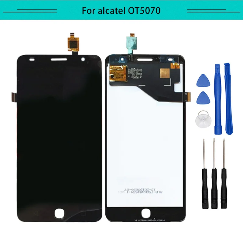 Для Alcatel One Touch Pop Star 4G OT5070 5070 5070X 5070D OT-5070 линза сенсорного ЖК-экрана стекло + LCD