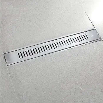

Free Shipping (60x10cm 24") Stainless Steel Floor Drain Bathroom Kitchen Shower Rectangle Floor Waste Grate Sanitary LD06