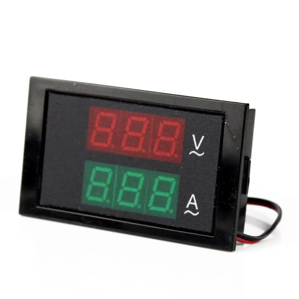 

Dual LED Digital Voltmeter Ammeter DC 80-300V Panel Amp Volt Gauge Meter