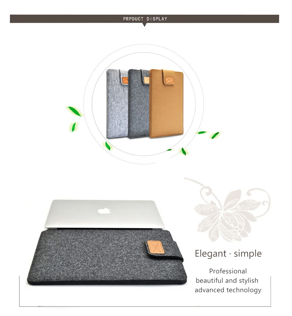 Universal Felt Bag Shockproof 810 inches Tablet Sleeve Bag Cover Funda For Xiaomi Pad4 Huawei M3 M5 Protective Pouch Thick Case (5)